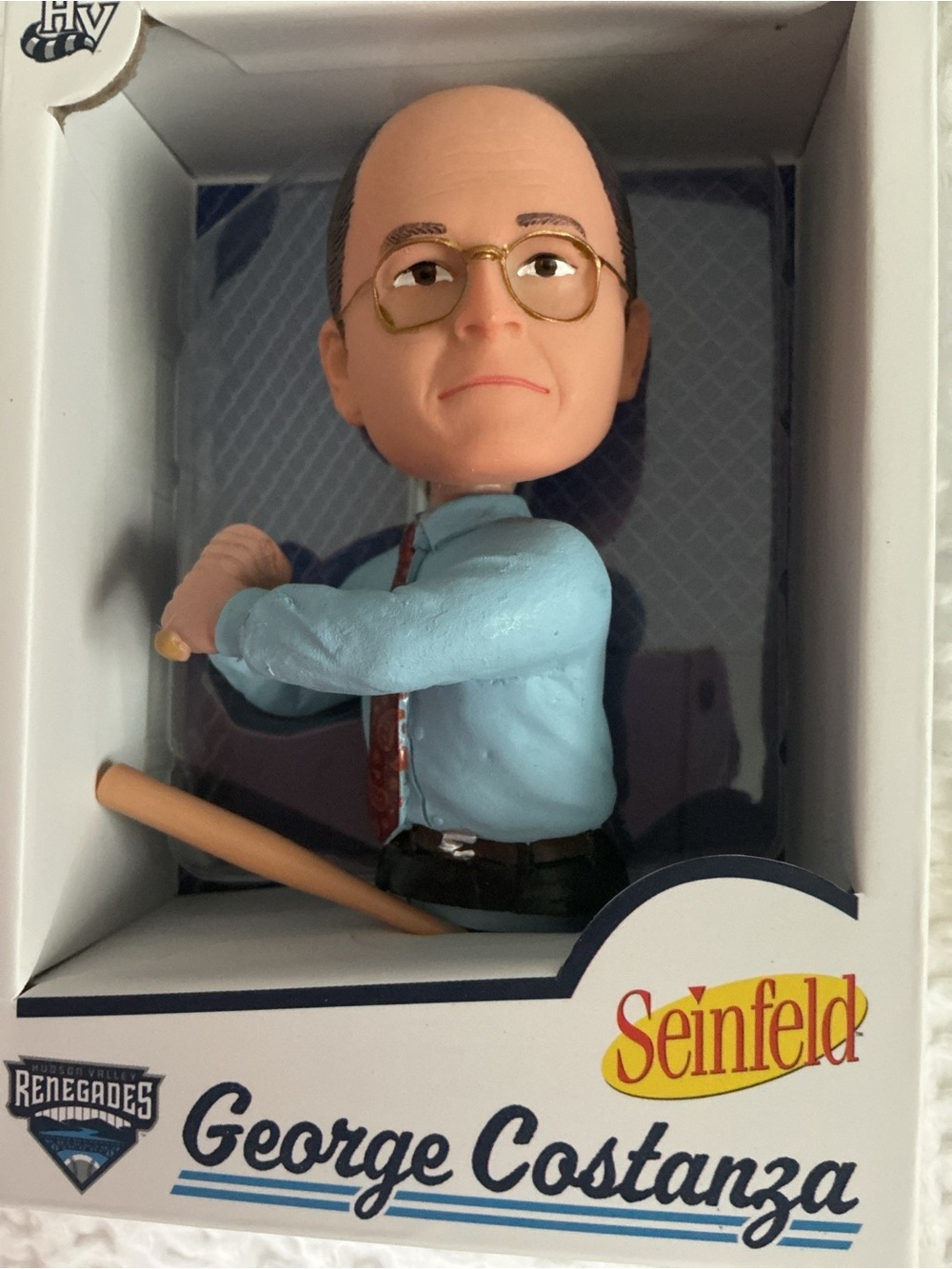 Seinfeld George Costanza Bobblehead – Blue Shirt original package, Collectable.